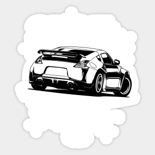 370 z Black Sticker